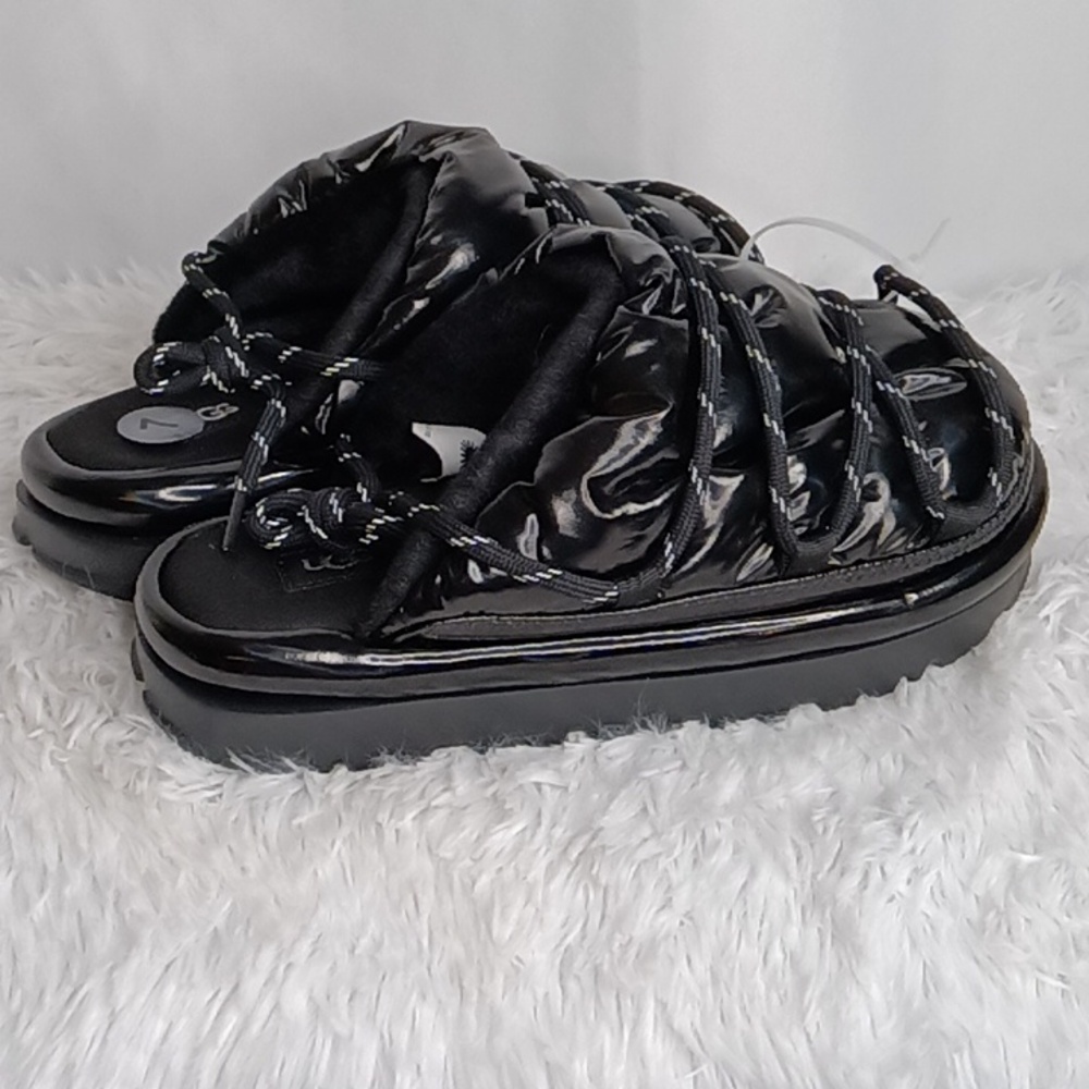 UGG SPACESLIDER HI SHINE SLIDE PLATFORM SLIPPER SHOES NWOT - Picture 5 of 17